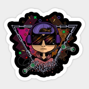 Gamer Boy Sticker